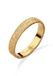 KUZZOI - Ring - Ring Heren Gestructureerd 925 Sterling Zilver - Goud