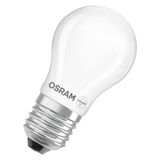 OSRAM LED-lamp Star Globe P40 Filament, 6500 K koel wit daglicht, 3,4 W, E27, mat, 470 lm, voor tafel- en pendelarmaturen, 15.000 uur, 6-Pack