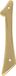 Hillman 847043 4-Inch Nail-On Traditioneel Massief Messing Huisnummer 1