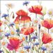 Ambiente Lunch servetten - Poppies and cornflowers