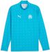 PUMA Trainingshirt Warm up 1/4 zip OM 2025/26 Blauw Heren S