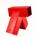 Merkloos Relaxdays Schommelverbinder - 100° - rood