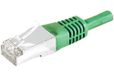 CONNECT 15 m RJ45, Cat.6a, S/FTP, volledig koperen patchkabel, groen