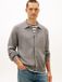 Tommy Hilfiger Heren Cardigan Katoen/Polyamide Grijs M