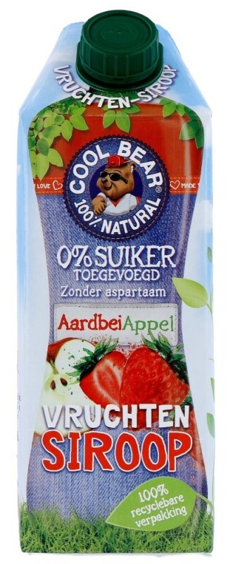 Cool Bear Siroop aardbei 750 ML