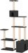 vidaXL Arbre à chat sisal gris foncé 177,5 cm