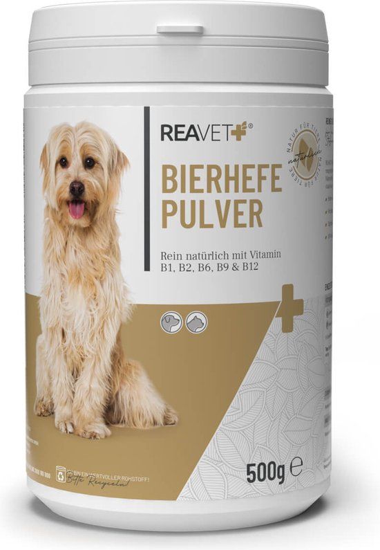 ReaVET - Biergist poeder voor Paarden - 500g - Voor vacht & huid