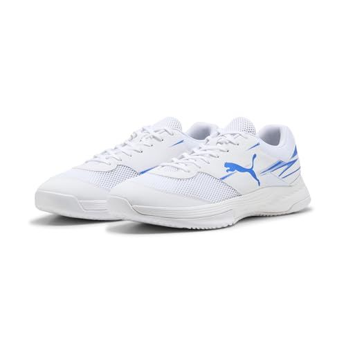 PUMA Varion II Indoor veldschoenen, uniseks, Puma Wit Ultra Blauw, 38.5 EU