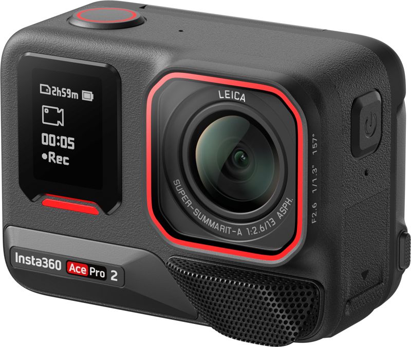 Insta360 Ace Pro 2 - 8K Action Camera - 48MP - WiFi - Black