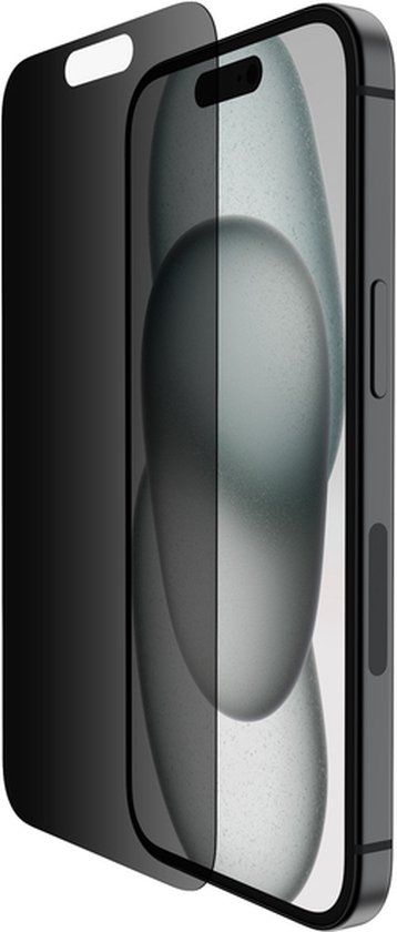 Belkin ScreenForce Pro - Schermbeschermer voor mobiele telefoon - glas - met privacy-filter - voor Apple iPhone 14 Pro, 15 Pro