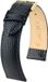 Hirsch Horlogeband - Rainbow Zwart - Leer - 16 mm