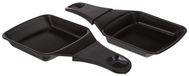 Merkloos Raclette Raclette pannetje - Vierkant - Antiaanbaklaag - Set van 2 stuks