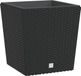 vidaXL Plantenbak met uitneembare bak, rattan-look, 21/32 L, PP, antraciet