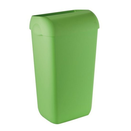 WillieJan Marplast afvalbak -Groen â€“ 23 liter â€“ met hidden cover â€“ muurbevestiging of vrijstaand