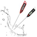 2 stuks keukenthermometer met lange sonde, digitale vleesthermometer voor het koken van levensmiddelen, melk, olie, vloeistoffen, barbecue, batterij niet inbegrepen