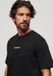 Superdry Micro Logo Graphic T-shirt met losse pasvorm Heren Zwart XXL