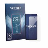 Savvies 3 Stuks Screenprotector - Geschikt voor Honor X8d - Transparant