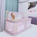 Lit bébé et berceau 3-en-1 avec fenêtre en maille