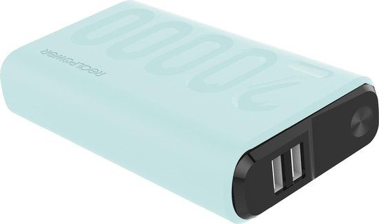 RealPower PB-20000PD+ Powerbank - 20000 mAh - Blauw