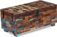 vidaXL Table basse coffre 80x40x35 cm bois recyclé massif