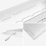 HOFTRONIC™ LED Paneel - 30x120 cm - 36 Watt - 4860lm (135lm/W) - 3000K warm wit - Incl. opbouwframe - Flikkervrij - UGR22 - 5 jaar garantie