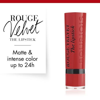 Bourjois Rouge Velvet Lipstick - 05 Brique-a-brac - Matte Finish - 2.4g