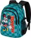 Karactermania Disney Minnie Mouse Indigo - Running PLUS Rugzak - Handbagage Backpack met trolley bevestiging - Rugtas - Turquoise