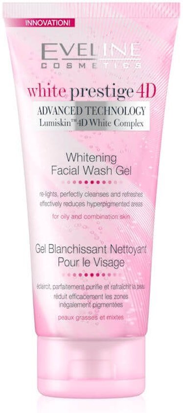 Eveline Cosmetics White Prestige 4D Whitening Facial Wash Gel 200ml