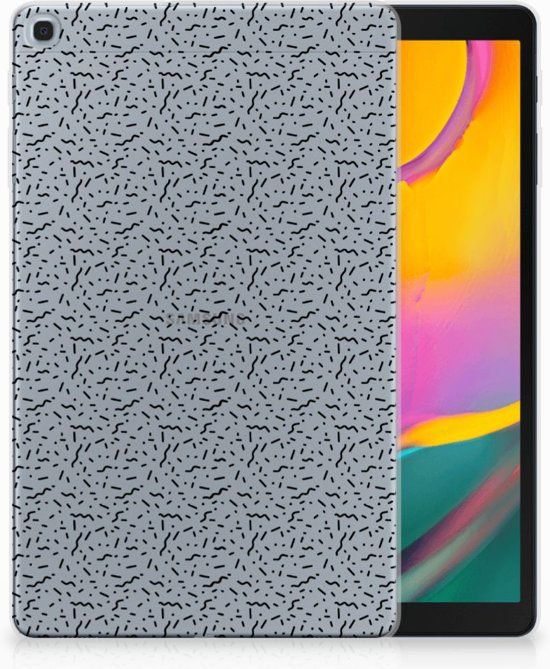 B2Ctelecom Samsung Galaxy Tab A 10.1 (2019) Tablethoesje Stripes Dots