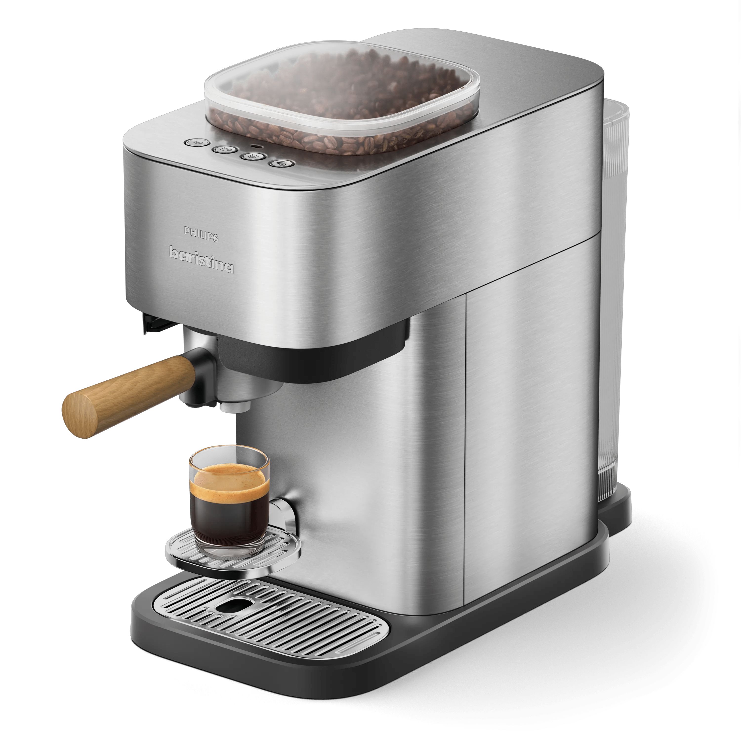 Philips Baristina Plus - BAR500/00 - Espressomachine - Pistonmachine - Ijskoffie - Stainless Steel