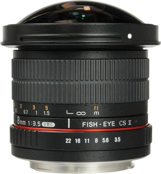 Samyang 8mm f/3.5 Fisheye Lens - Pentax K Mount