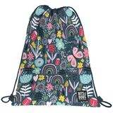 Merkloos Rugtas met Koordjes Botanische planten Multicolour