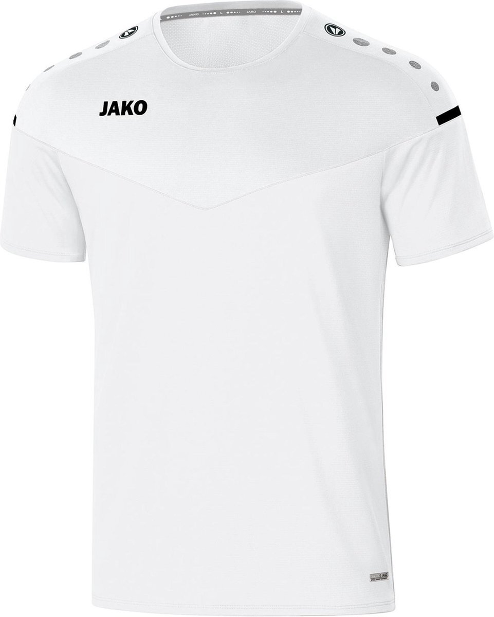 JAKO Heren Champ 2.0 T-shirt, wit, XL