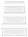 URSUS 17760099F blanco geschenkdoos, vierkant, wit, set van 3