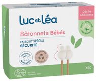 Luc et Léa Biologische Baby Sticks 60 Eenheden