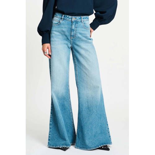 POM Amsterdam flared jeans medium blue denim