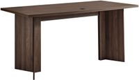 Vevor Directiebureau 160 Cm Lang Bruin Zwart