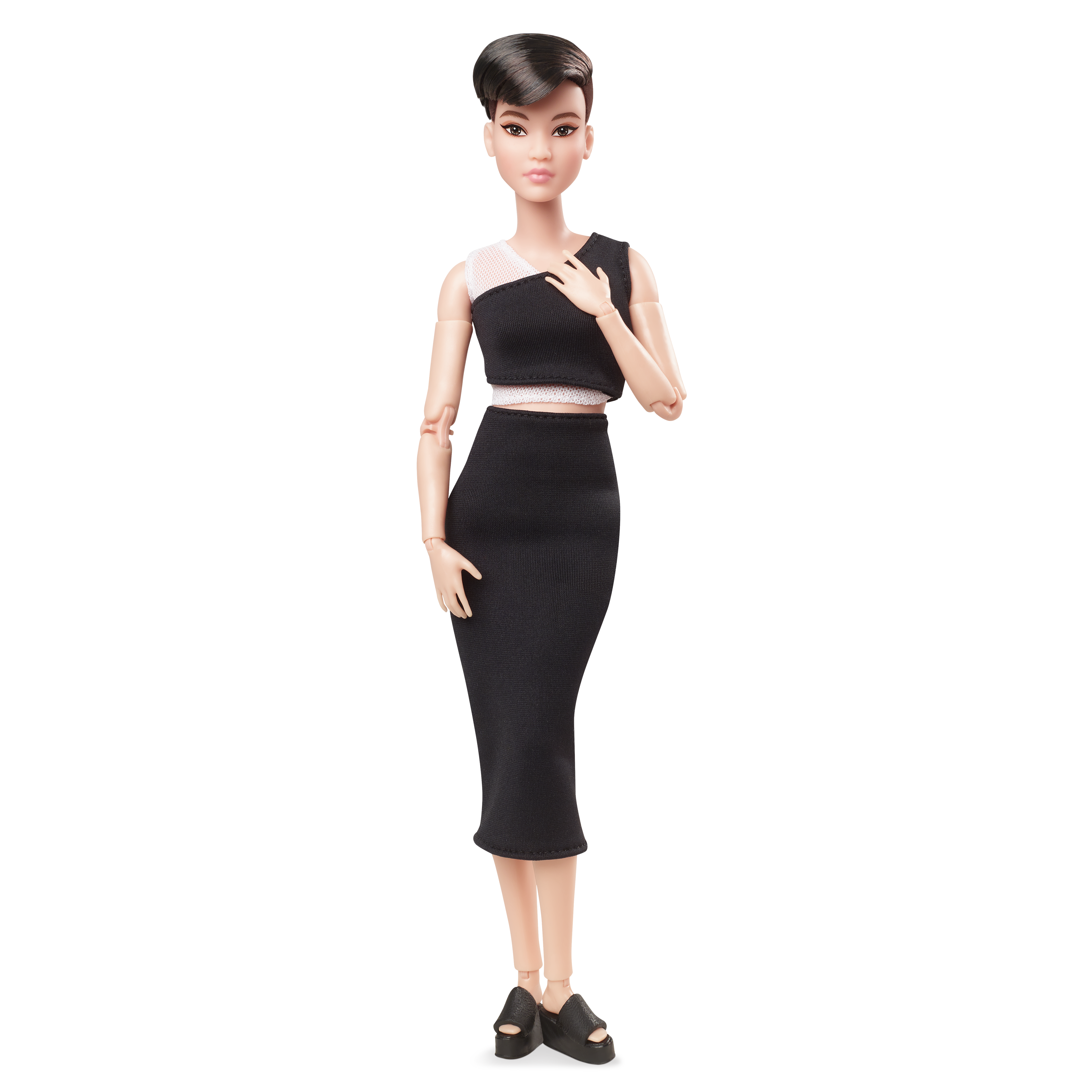 Barbie Looks Petite, Short Black Hair