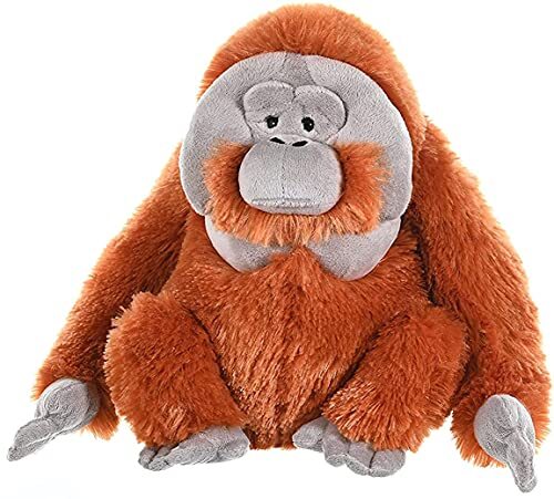 Wild Republic 12250 pluche orangutan, cuddlekins knuffeldier, pluche dier, 30 cm