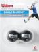 Wilson Staff Squash Blue Dot 2 Pack Ball WRT617500