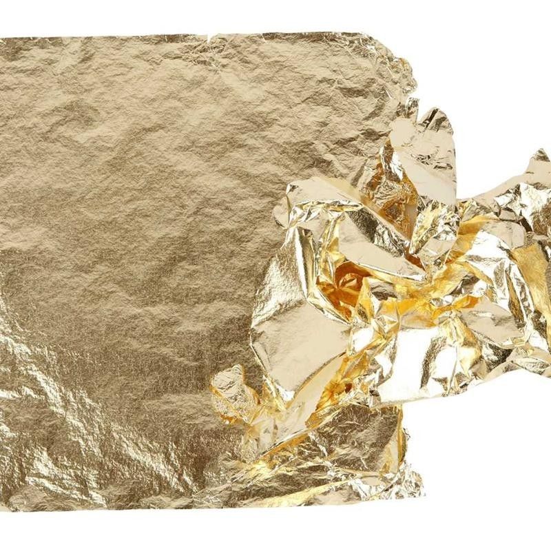 Creotime Imitatie Bladmetaal - Goud - 16x16 cm - 25 Vellen