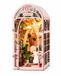 THAR Book Nook Mini Greenhouse – Mini serre van hout – doe-het-zelf bouwpakket miniatuurhuisje voor boekenkast – 198 onderdelen