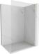 Mexen Lunar L paroi de douche Walk-in droite 110 x 200 cm, transparent 8 mm, or brossé