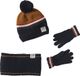Vertbaudet Set - Muts, Sjaal en Handschoenen - Kinderen - Middenblauw - Acryl - Maat L