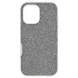 Swarovski High smartphonehoesje, iPhone® 16, Zilverkleurig