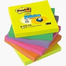 Post-it R330NR Zelfklevend notitiepapier multi 7,60 cm x 7,60 cm