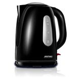 MPM MCZ-82C elektrische waterkoker, draadloos, van hittebestendig polymeer, 1,7 liter, 2200 W, BPA-vrij, zwart
