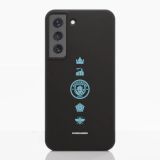 Fibriva™ Coque de Téléphone Compostable Samsung Galaxy S22 - Man City Officiel - Design Symboles