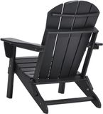 Merkloos Adirondack stoelset 2, zwart