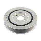 febi bilstein 27824 Katrol (ontkoppeld) voor krukas, 1 stuk, zilver/zwart